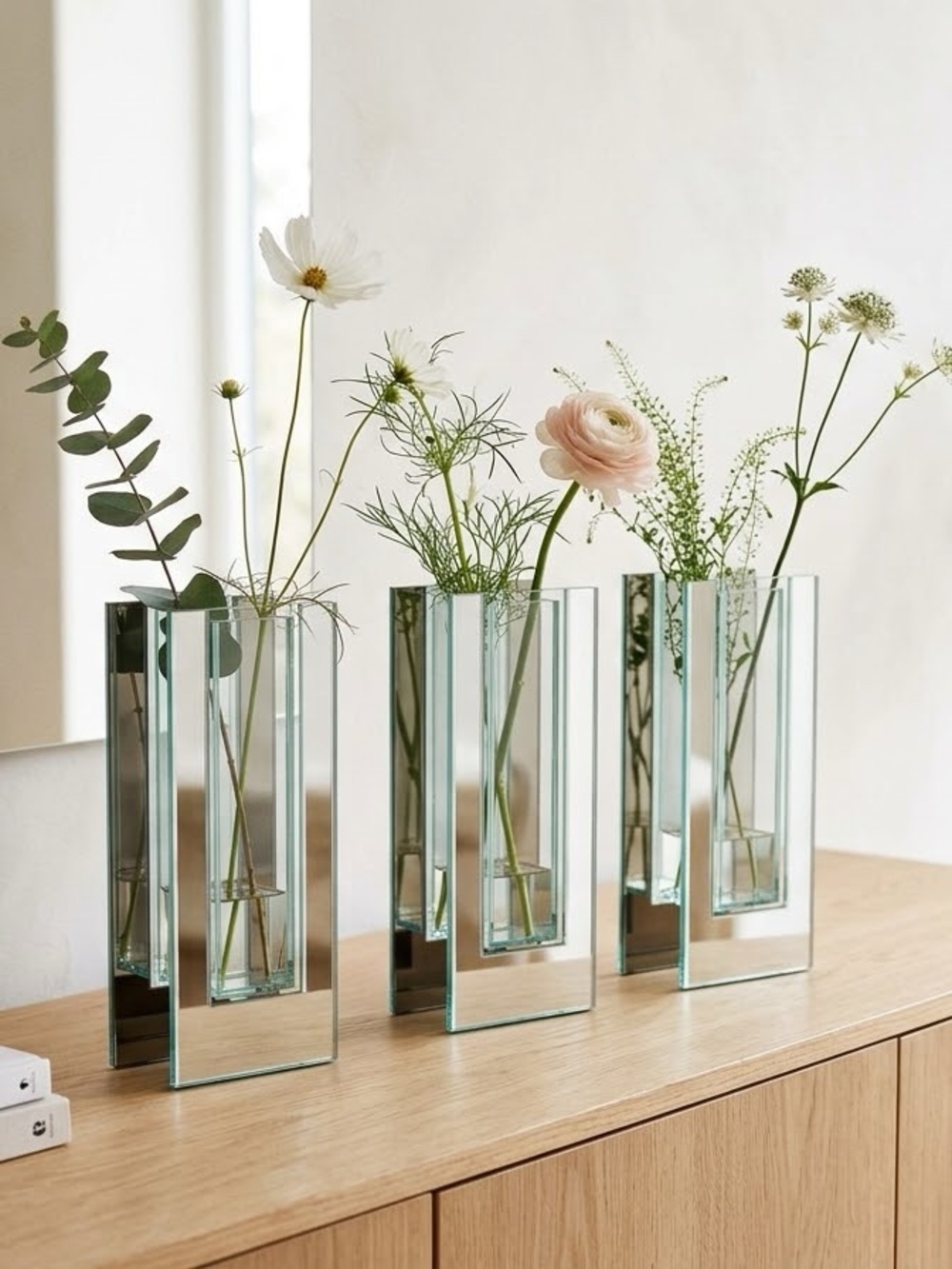 Set of 3 Z Gallerie Positivo Vases: New in Box